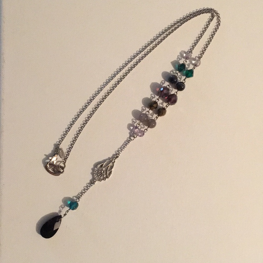 Multi glass bead Necklace - by Rachel